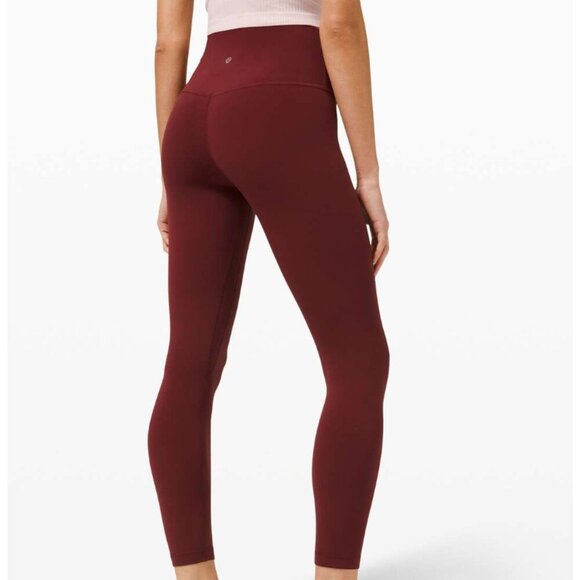 Lululemon Align Pant 25" Red Merlot - Picture 1 of 1